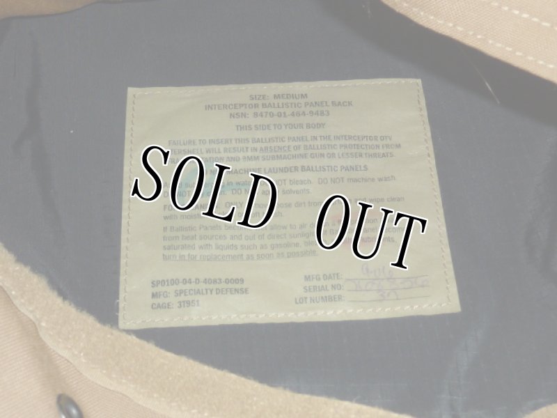 画像7: 米軍実物　インターセプターボディーアーマーセット　M (7)
