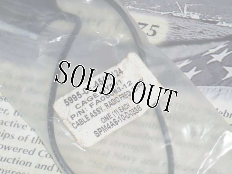 画像4: 米軍実物 AN/ PEQ CABLE ASSEMBLY, RADIO PRESSURE SWITCH (4)