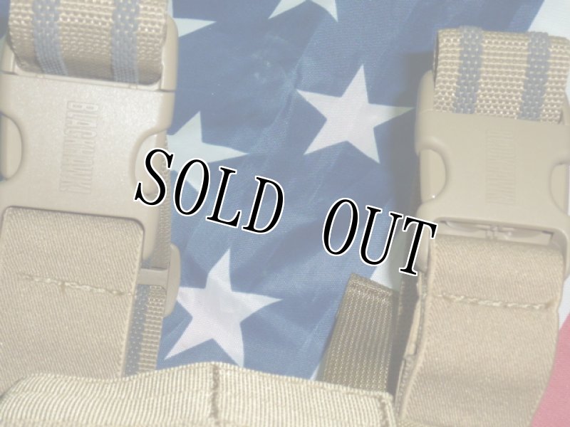 画像4: 米軍放出品,ブラックホーク レッグホルスター コヨーテ (4)