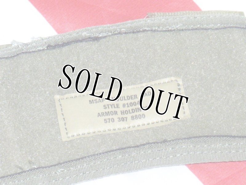 画像5: 米軍実物 アーマーホールディングスMSAP ショルダーパッドRG (5)