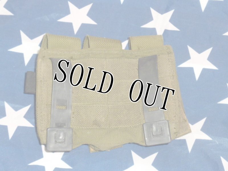 画像3: 米軍放出品 パトリオットパフォーマンス トリプル マガジンポーチ OD (3)