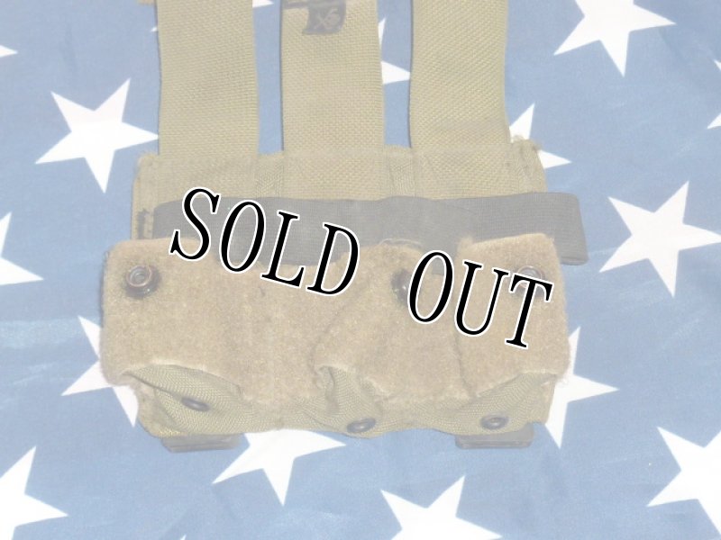 画像4: 米軍放出品 パトリオットパフォーマンス トリプル マガジンポーチ OD (4)