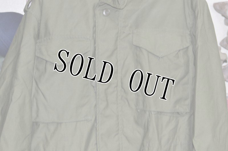 画像4: 米軍実物,M-65フィールドジャケット　OD　S-R (4)