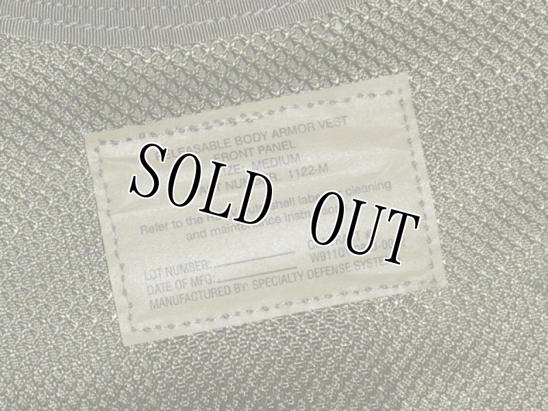 画像7: 米軍実物　SDS/BAE製 RBAV リリーザブルボディーアーマー RG (7)