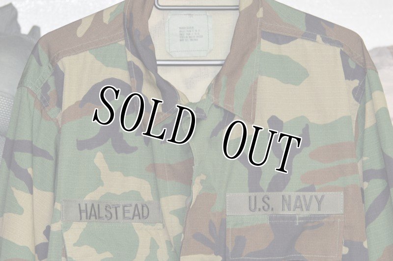 画像2: 米軍実物 US NAVY  迷彩ジャケット M-R (2)