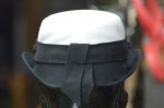 画像3: 米軍実物　US Navy Womans Dress White Hat (3)