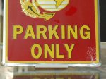 画像3: 米軍放出品 US MARINE  ONLY  PARKING プレート (3)