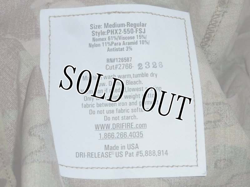 画像5: 米軍実物,DRIFIRE　マルチカム　ジャケット　M-R (5)