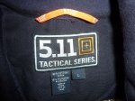 画像5: 米軍放出品.5．11　タクティカルシリーズ　ハーフジップスウェットジャケット　L (5)