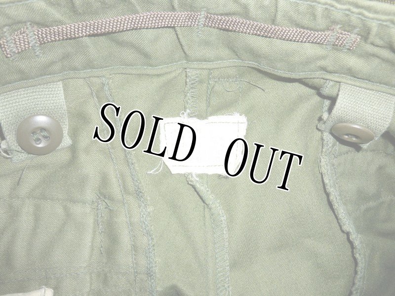 画像6: 米軍実物,M-65フィールドパンツ OD S-S (6)