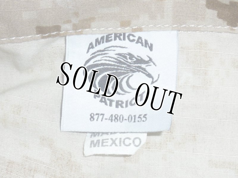 画像6: 米軍放出品,AMERICAN PATRIOT デザートピクセル　カバーオール　XL (6)