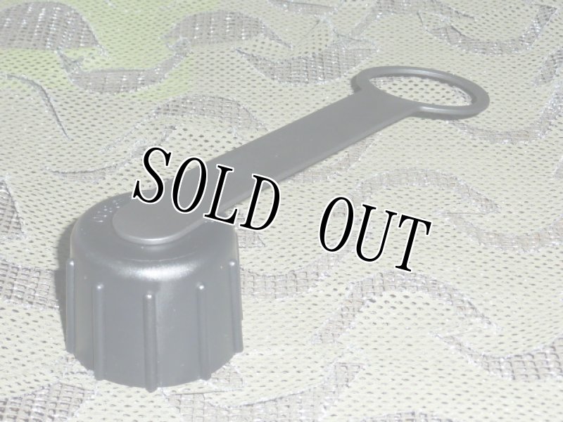 画像2: 米軍放出品 US WATER CANTEEN CAP BLACK リペアキャップ (2)