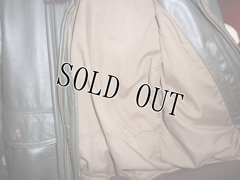 画像9: 米軍実物,JACKET,FLYER'S INTERMEDIATE,TYPE G-1 (9)