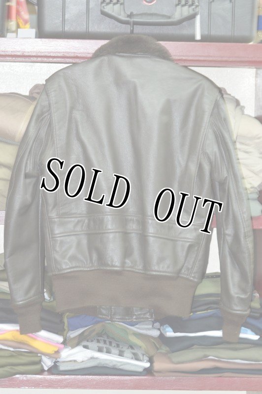 画像5: 米軍実物,JACKET,FLYER'S INTERMEDIATE,TYPE G-1 (5)