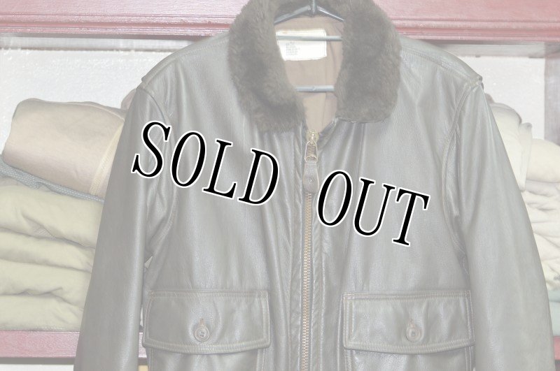 画像2: 米軍実物,JACKET,FLYER'S INTERMEDIATE,TYPE G-1 (2)