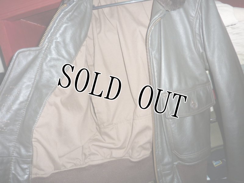 画像8: 米軍実物,JACKET,FLYER'S INTERMEDIATE,TYPE G-1 (8)