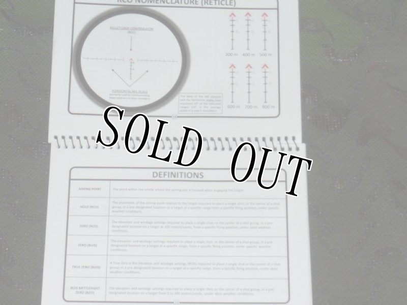 画像9: 米軍実物　RIFLE TRAINING DATABOOK (9)