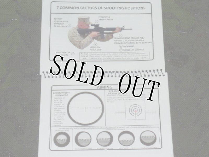 画像7: 米軍実物　RIFLE TRAINING DATABOOK (7)