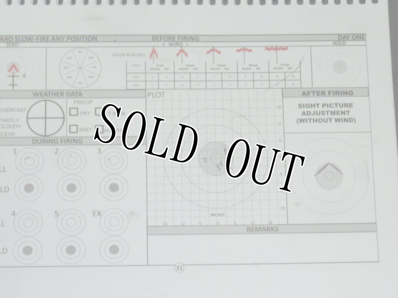 画像6: 米軍実物　RIFLE TRAINING DATABOOK (6)