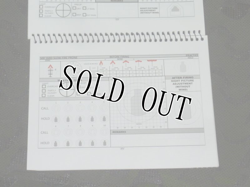 画像4: 米軍実物　RIFLE TRAINING DATABOOK (4)