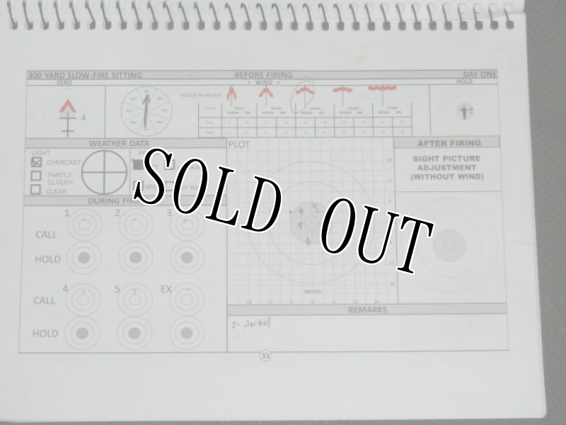 画像13: 米軍実物　RIFLE TRAINING DATABOOK (13)