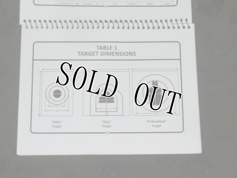 画像12: 米軍実物　RIFLE TRAINING DATABOOK (12)