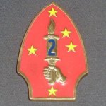 画像1: 米軍放出品 2nd Marine Division: The Silent Second, Second To None (1)
