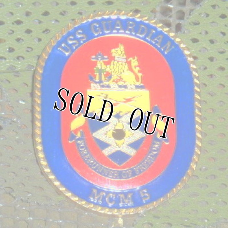 画像2: 米軍放出品 uss guardian mcm 5 チャレンジコイン (2)