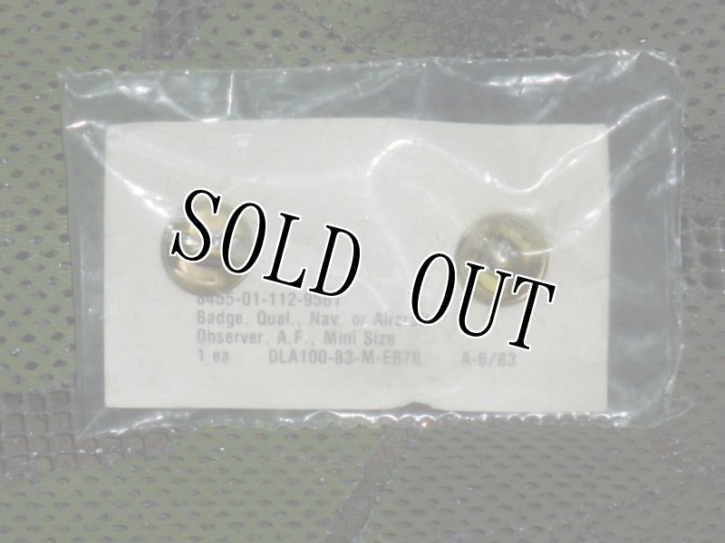 画像2: 米軍実物　Air Force Navigator/Observer  ピンバッチ (2)
