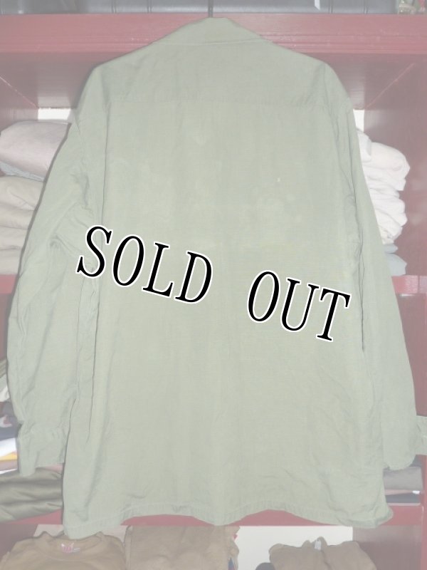 画像4: 米軍放出品,ジャングルファティーグジャケット L-S (4)