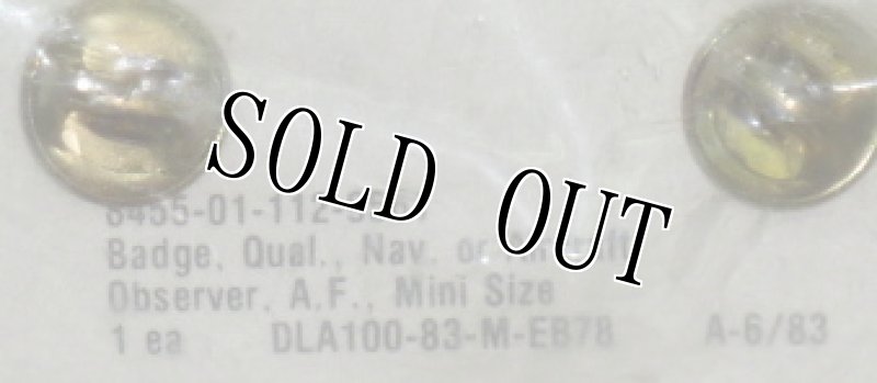 画像3: 米軍実物　Air Force Navigator/Observer  ピンバッチ (3)