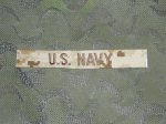画像1: 米軍実物　U.S.NAVY  ネームテープ　デザートピクセル (1)