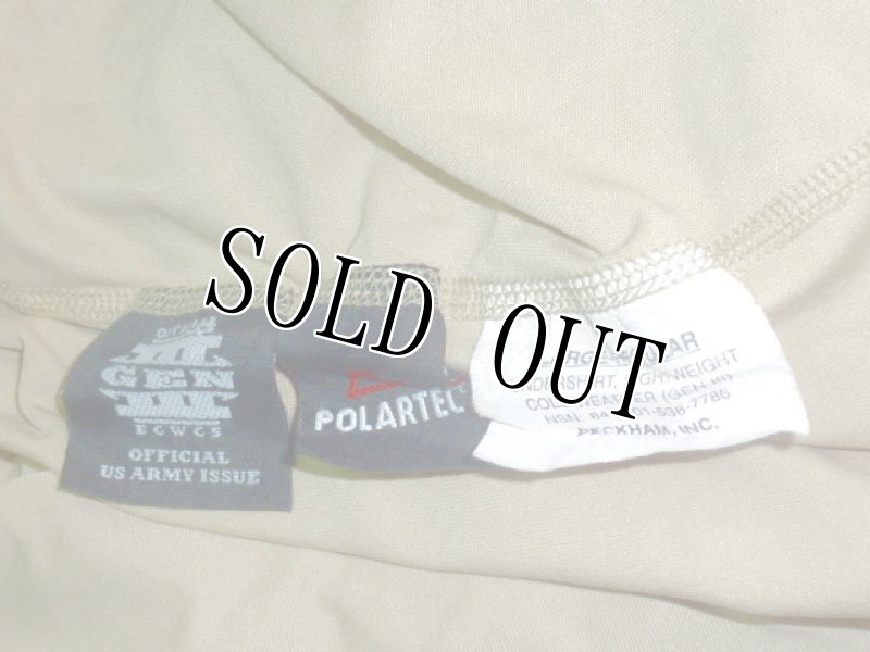 画像6: 米軍実物 GEN3 LEVEL1 アンダーシャツ L-R (6)