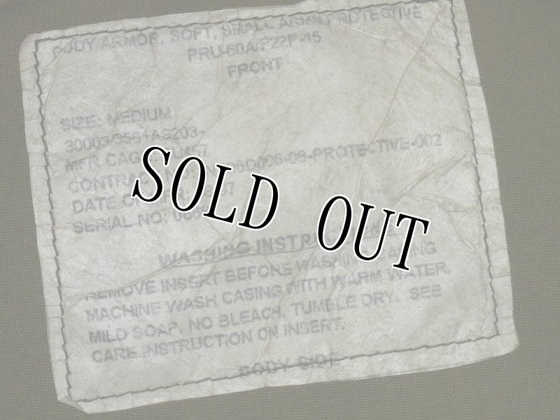 画像11: 米軍実物,BODY ARMOR SOFT SMALL ARMS PROTECTIVE M (11)