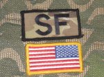 画像1: 米軍実物.　星条旗　SF　マルチワッペン　セット (1)