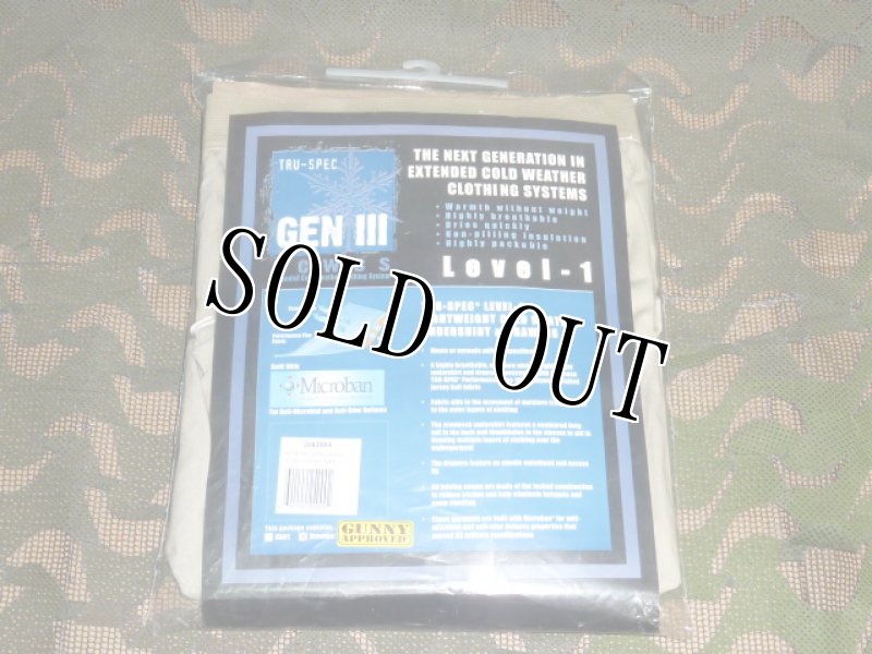 画像4: 米軍放出品,TRU-SPEC(GENIII)ECWCS Level-1 パンツ M-R (4)