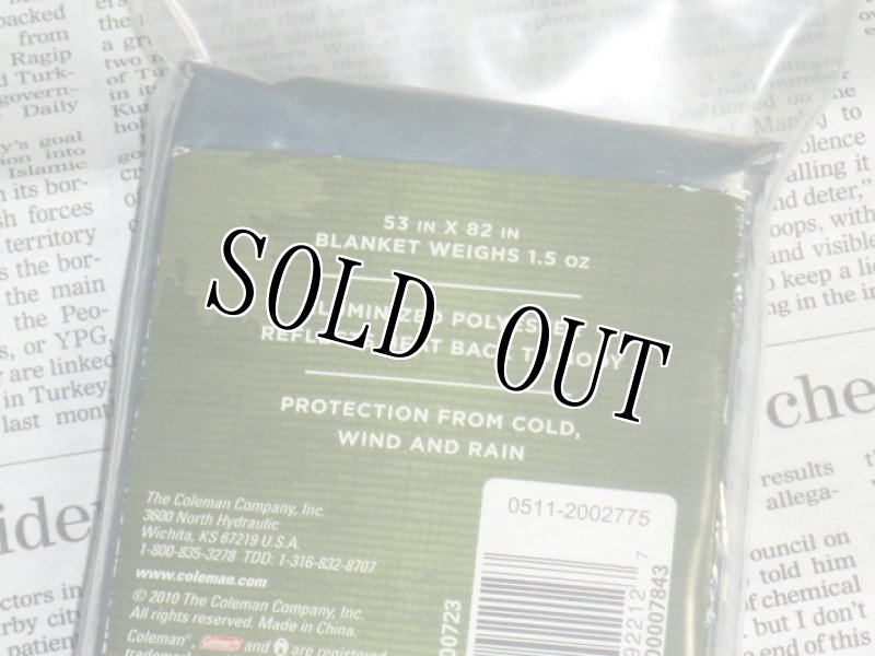 画像3: 米軍放出品　Coleman  EMERGENCY BLANKET　非常用 (3)