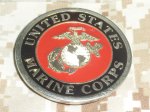 画像1: 米軍放出品　US MARINE　バックル (1)