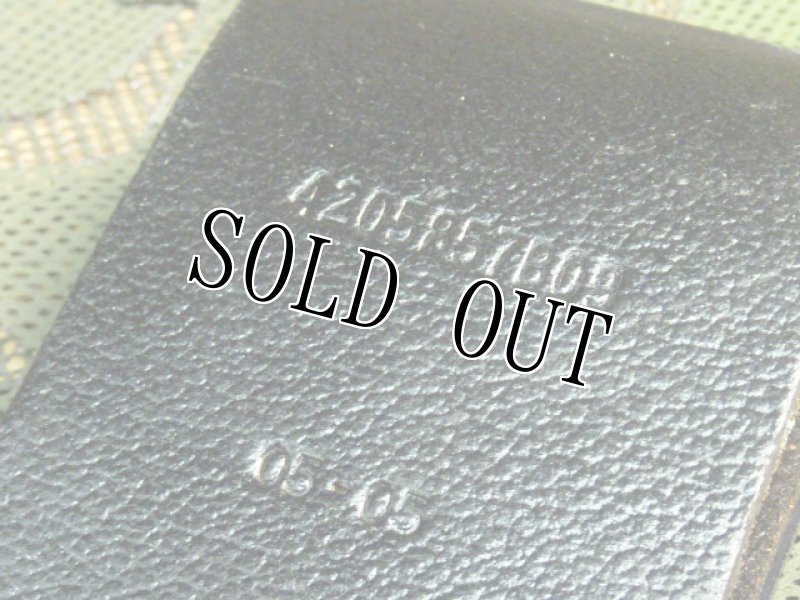 画像3: 米軍実物　MOTOROLA レザー ブラック　ラジオポーチ (3)