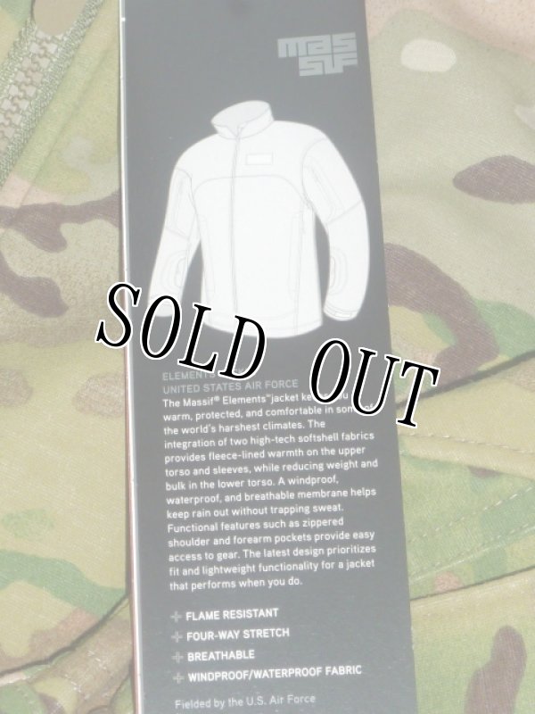 画像6: 米軍実物,MASSIF マルチカム エレメント ジャケット XL (6)