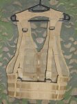 画像2: 米軍実物,　MOLLE II　MODULAR LIGHTWEIGHT  LOAD-CARRYING EQUIPMENT  VEST,FLC,W/ZIPPER  USMC MARPAT COYOTE BROWN　コヨーテベスト (2)