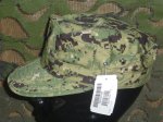 画像2: 米軍実物　AOR2　US NAVY CAP　7 3/8 (2)