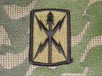 画像1: 米軍実物　US ARMY　516th Signal Brigade Embroidered 　マルチ (1)