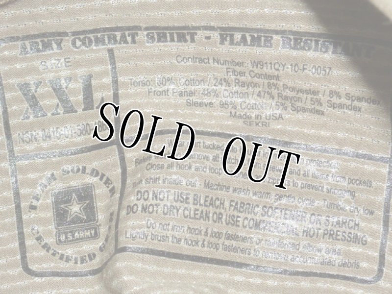 画像6: 米軍実物,MASSIF マルチカム コンバットシャツ XXL (6)
