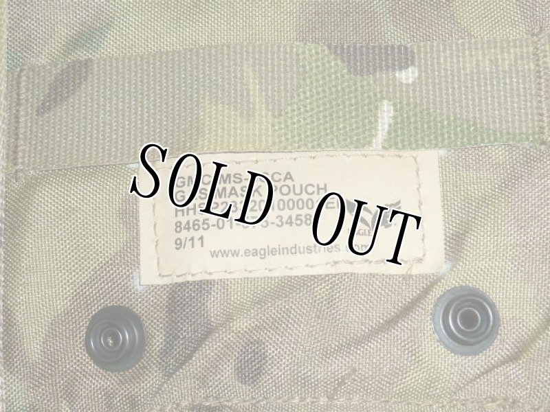 画像5: 米軍実物 EAGLE製 MOLLE マルチカム ガスマスク ポーチ (5)