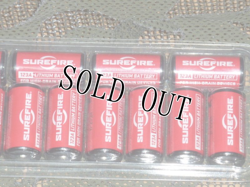 画像2: 米軍放出品 SUREFIRE LEDライト専用  3Vリチウムバッテリー123A(12個入り) (2)