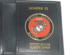 画像2: 米軍放出品 U.S.MARINE ID/クレジットカード レザー ホルダー (2)