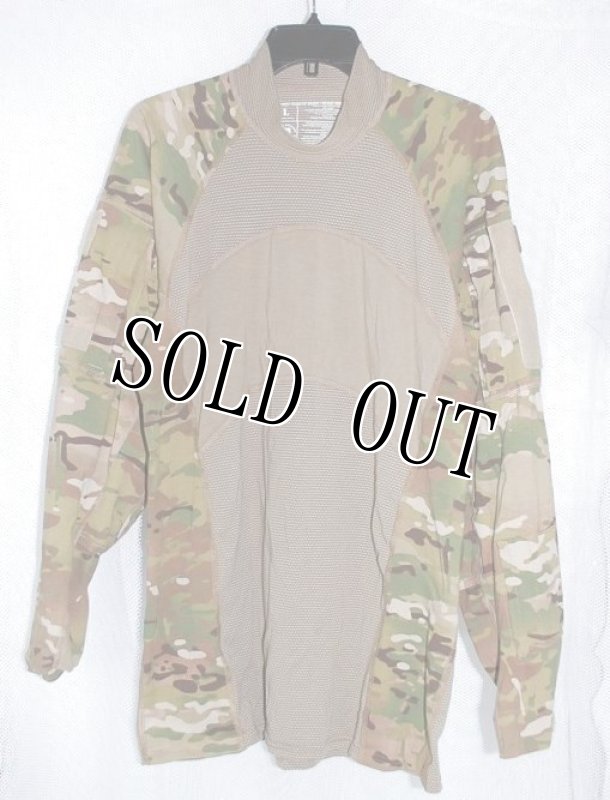 画像1: 米軍実物,マルチカム COMBAT SHIRT　コンバットシャツ　LARGE (1)