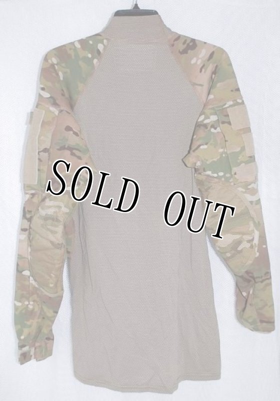 画像2: 米軍実物,マルチカム COMBAT SHIRT　コンバットシャツ　LARGE (2)