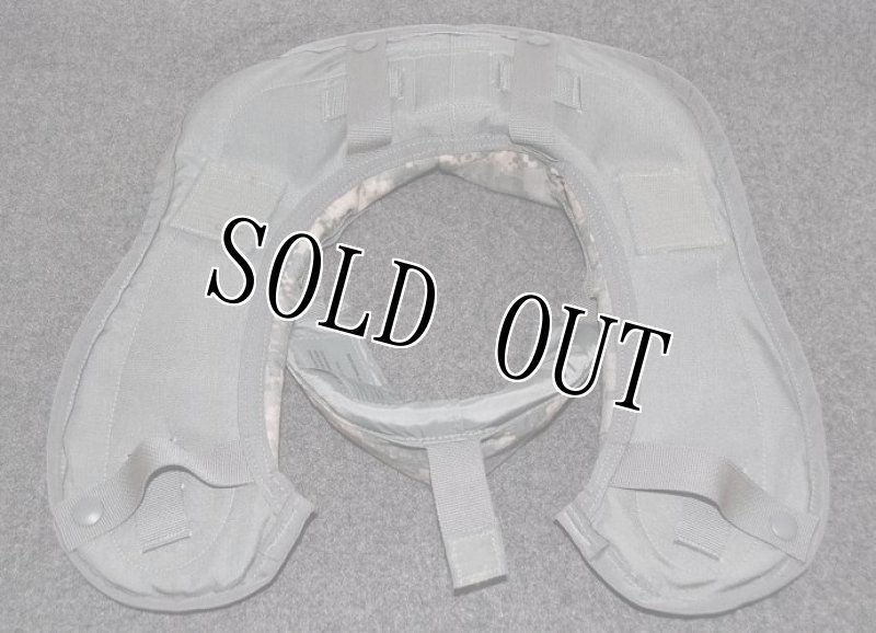 画像2: 米軍実物,インターセプターボディーアーマーパーツ襟/喉　XL (2)